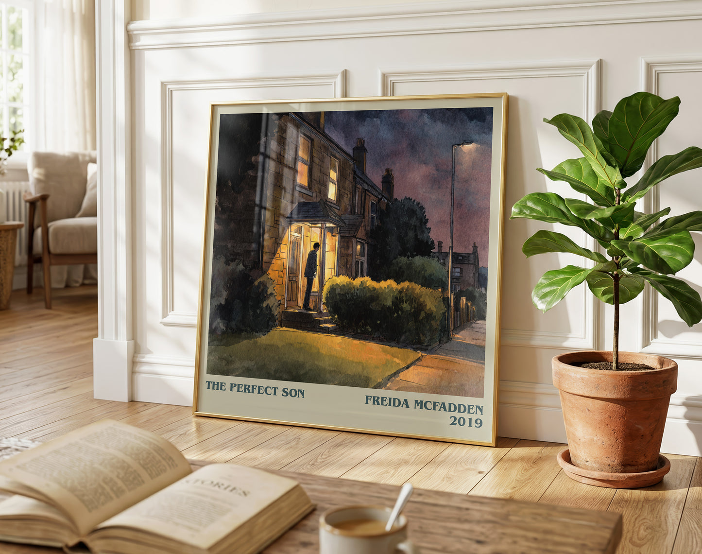 The Perfect Son literary poster paired in gallery wall – literary art prints