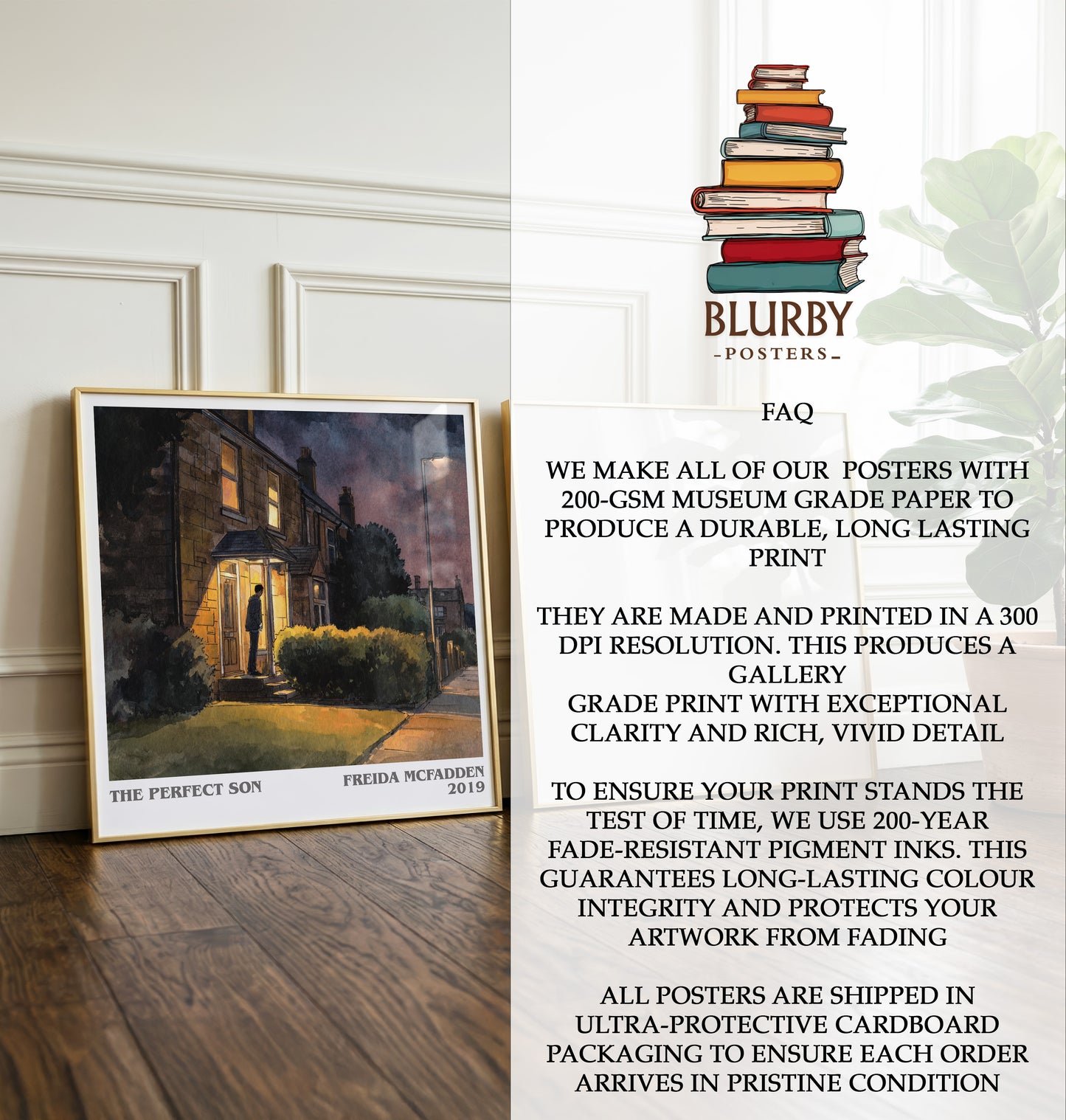 The Perfect Son Literary Art Print by Freida McFadden
