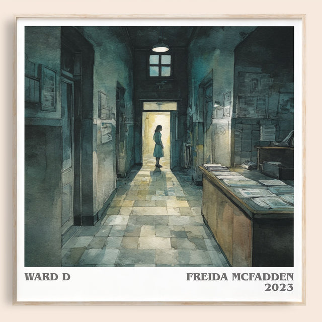 Ward D Literary Art Print by Freida McFadden