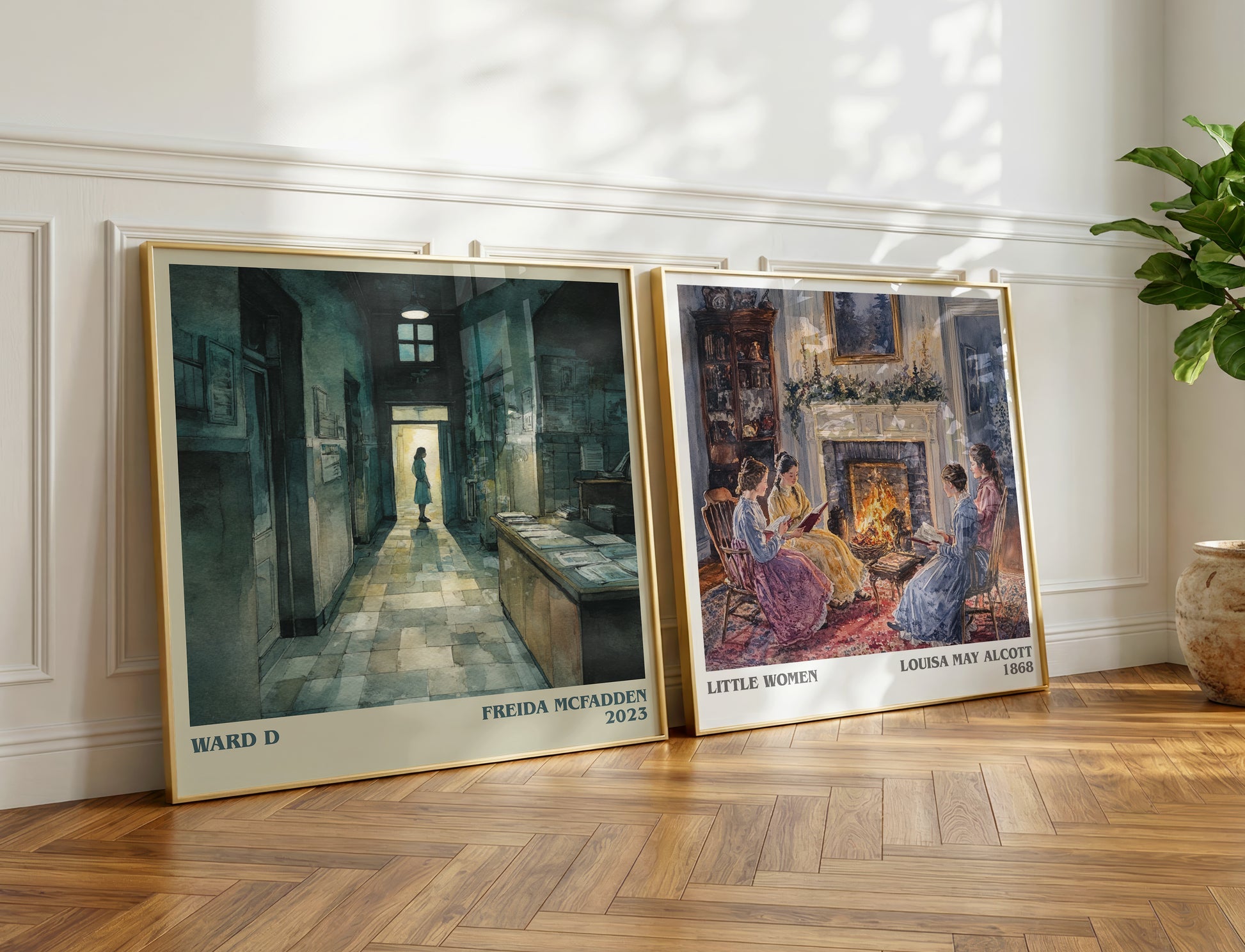 Ward D book poster packaging – museum-quality print rolled in protective tube