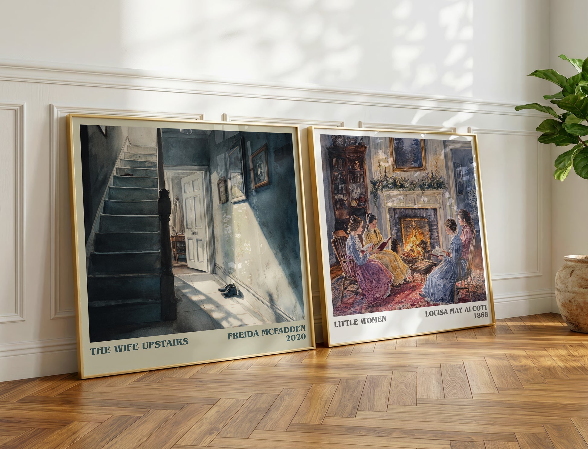 The Wife Upstairs book poster packaging – museum-quality print rolled in protective tube