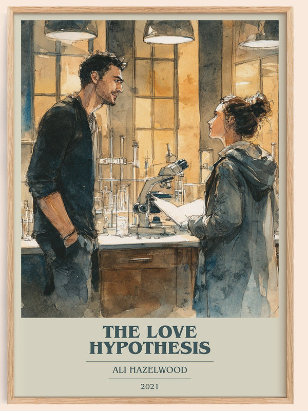 The Love Hypothesis Book Cover Poster by Ali Hazelwood