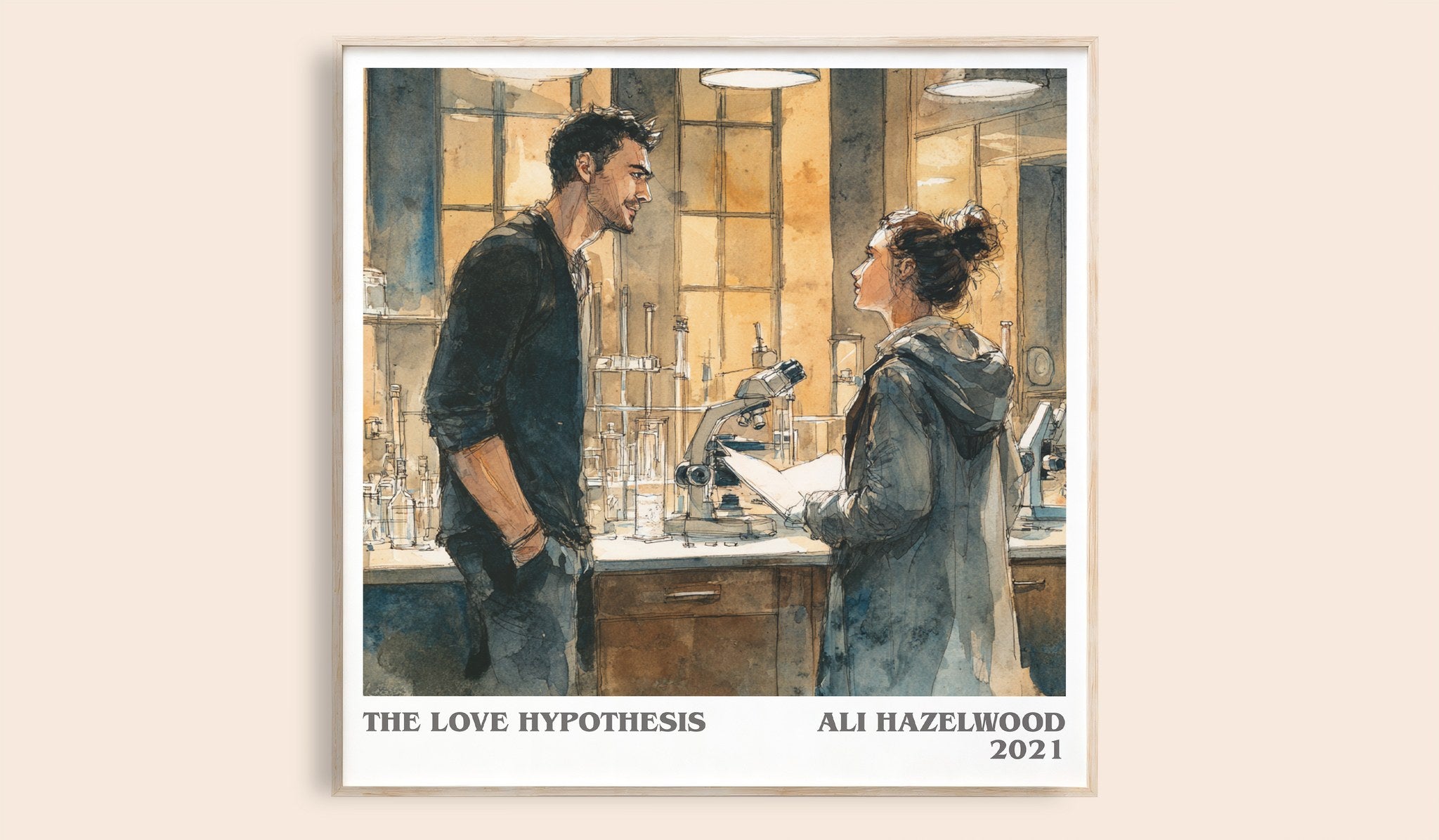 The Love Hypothesis Literary Art Print by Ali Hazelwood