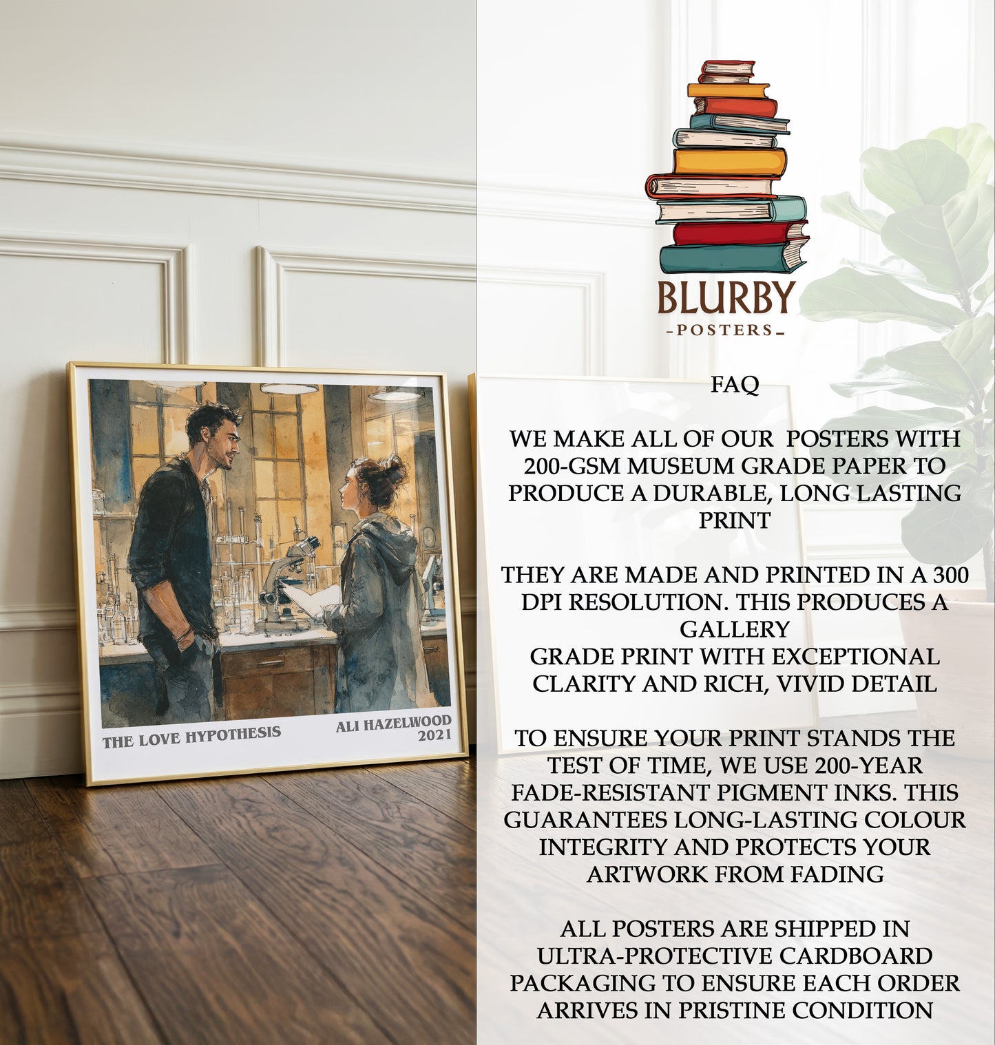 The Love Hypothesis Literary Art Print by Ali Hazelwood