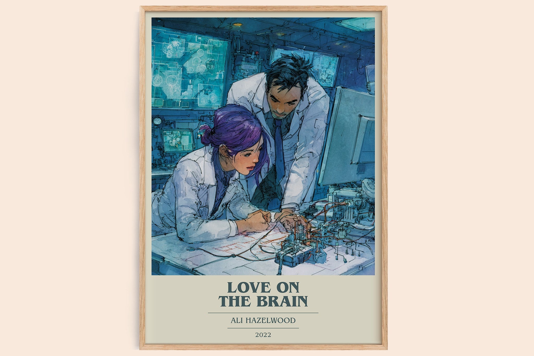 Love on the Brain Book Cover Poster by Ali Hazelwood