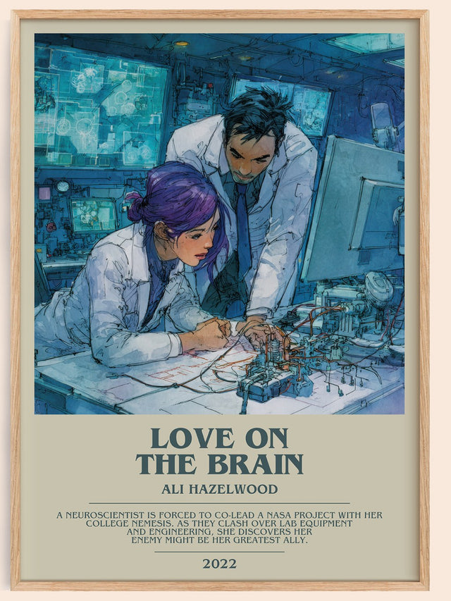 Love on the Brain Bookish Wall Art by Ali Hazelwood