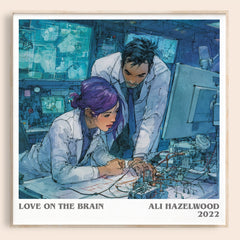 Love on the Brain Literary Art Print by Ali Hazelwood