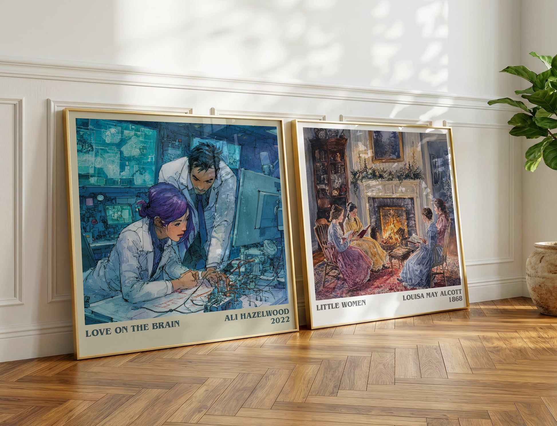 Love on the Brain book poster packaging – museum-quality print rolled in protective tube