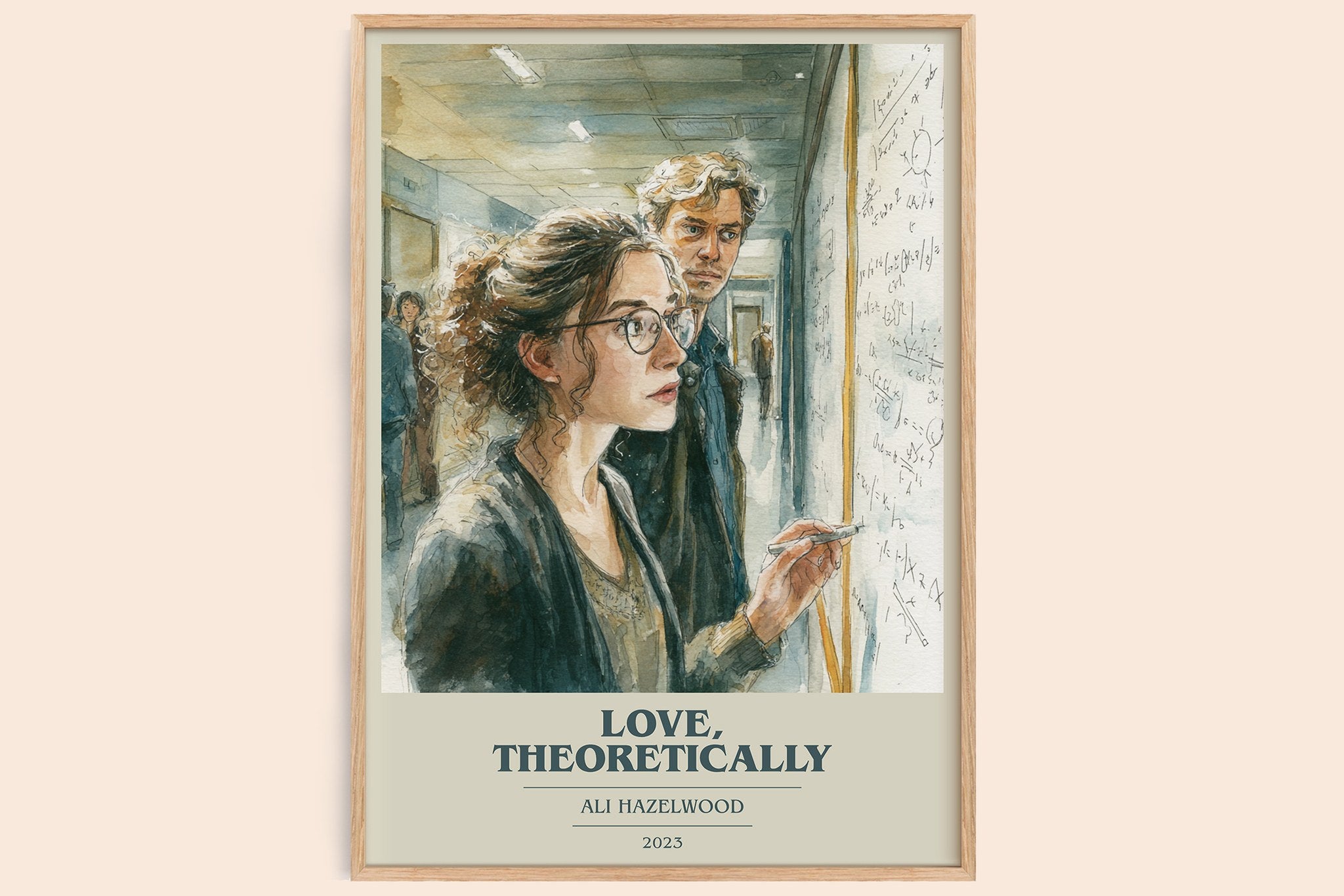 Love, Theoretically Book Cover Poster by Ali Hazelwood