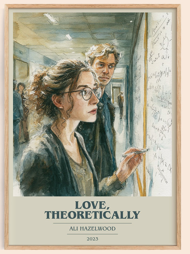Love, Theoretically Book Cover Poster by Ali Hazelwood