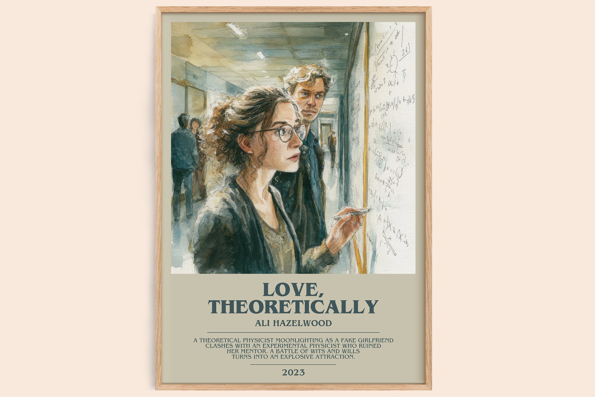 Love, Theoretically Bookish Wall Art by Ali Hazelwood