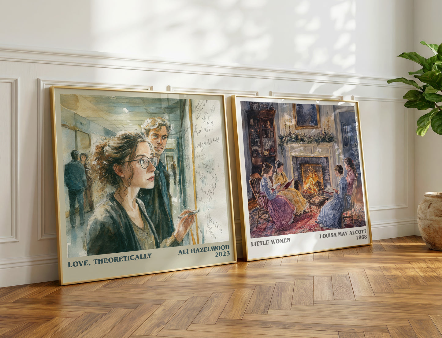 Love, Theoretically book poster packaging – museum-quality print rolled in protective tube