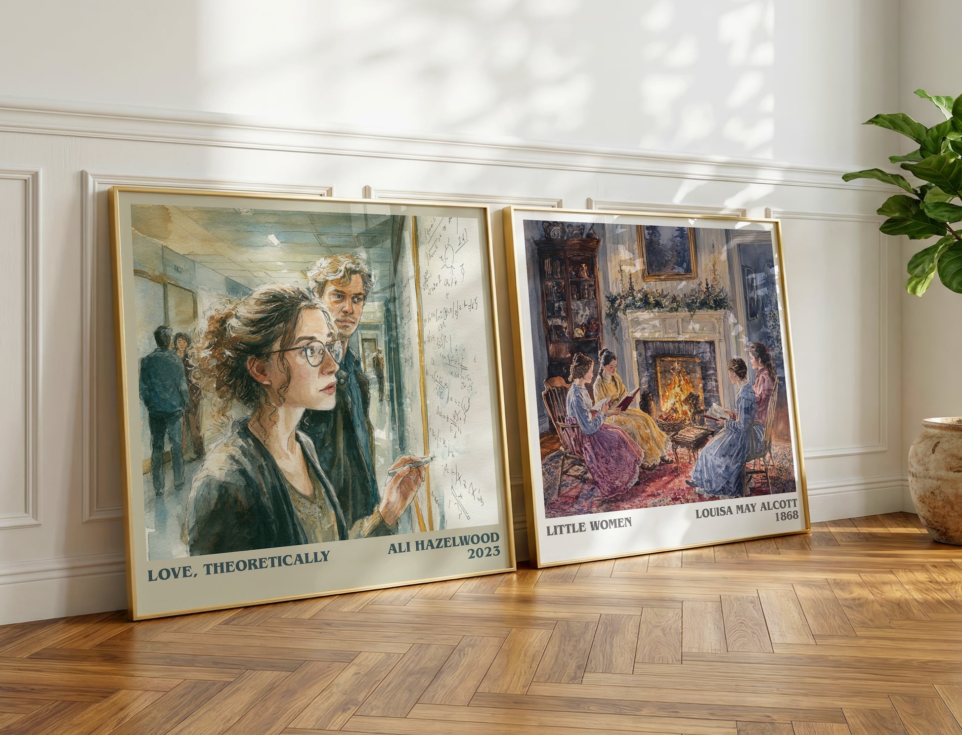 Love, Theoretically book poster packaging – museum-quality print rolled in protective tube