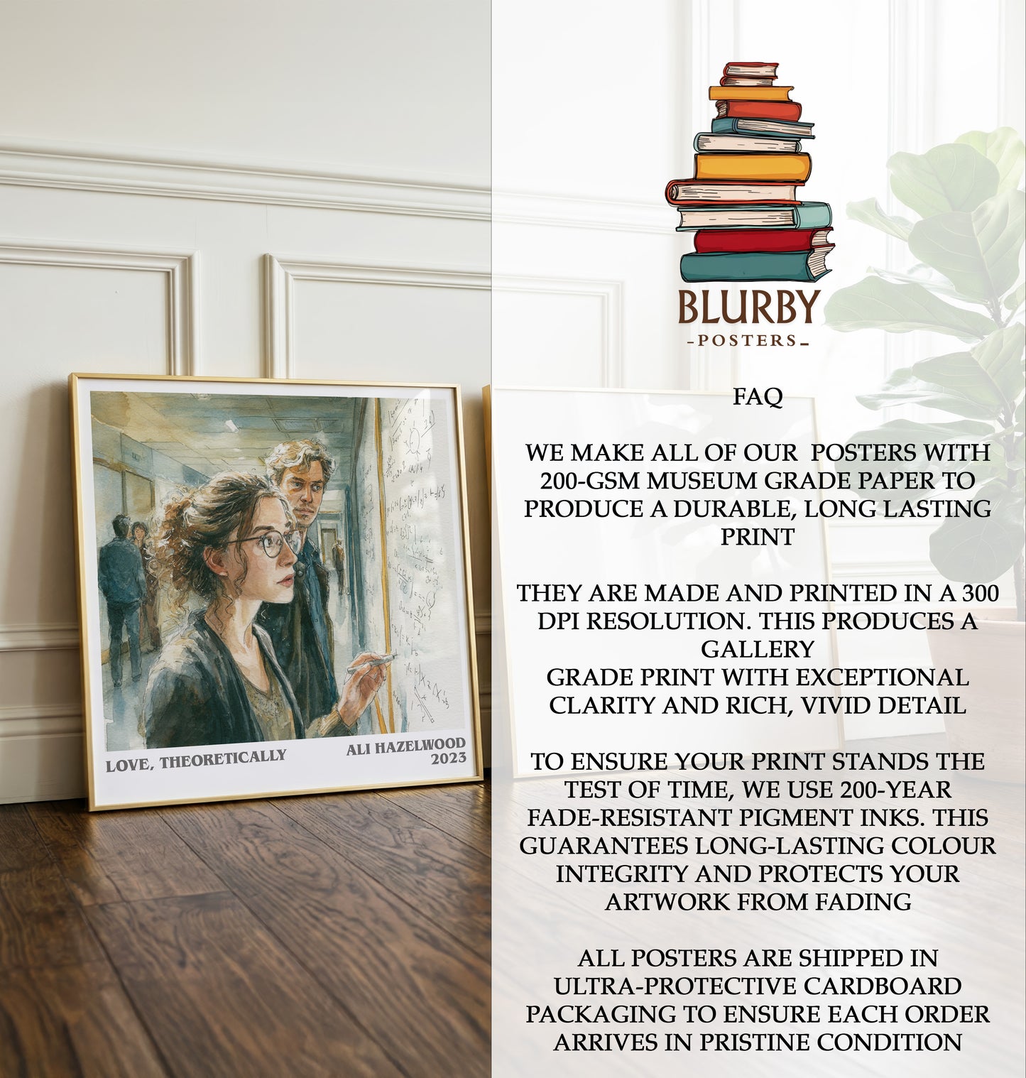 Love, Theoretically Literary Art Print by Ali Hazelwood