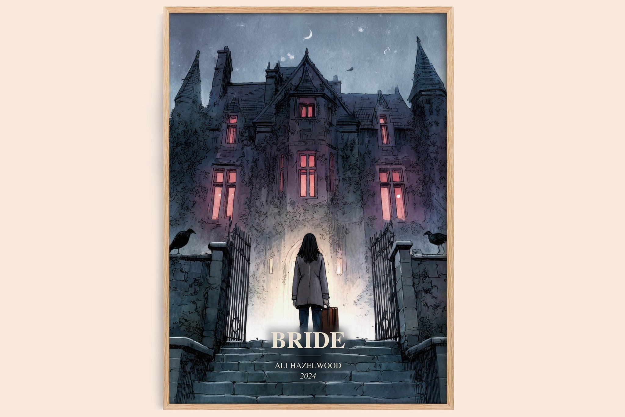 Bride Book Watercolour Illustration by Ali Hazelwood