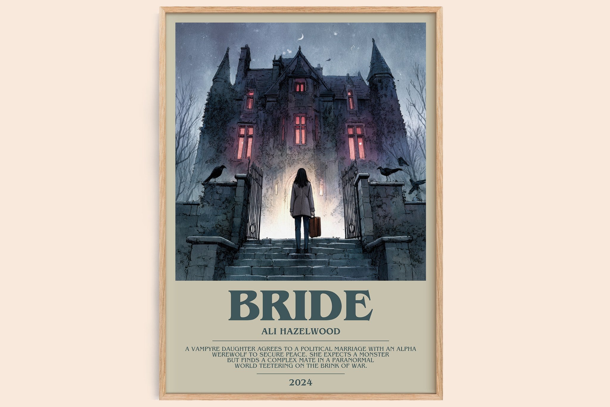 Bride Bookish Wall Art by Ali Hazelwood