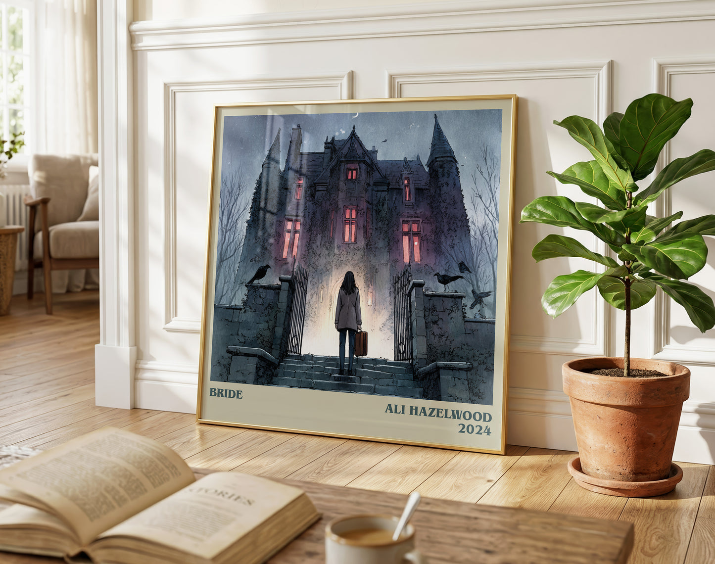 Bride literary poster paired in gallery wall – literary art prints