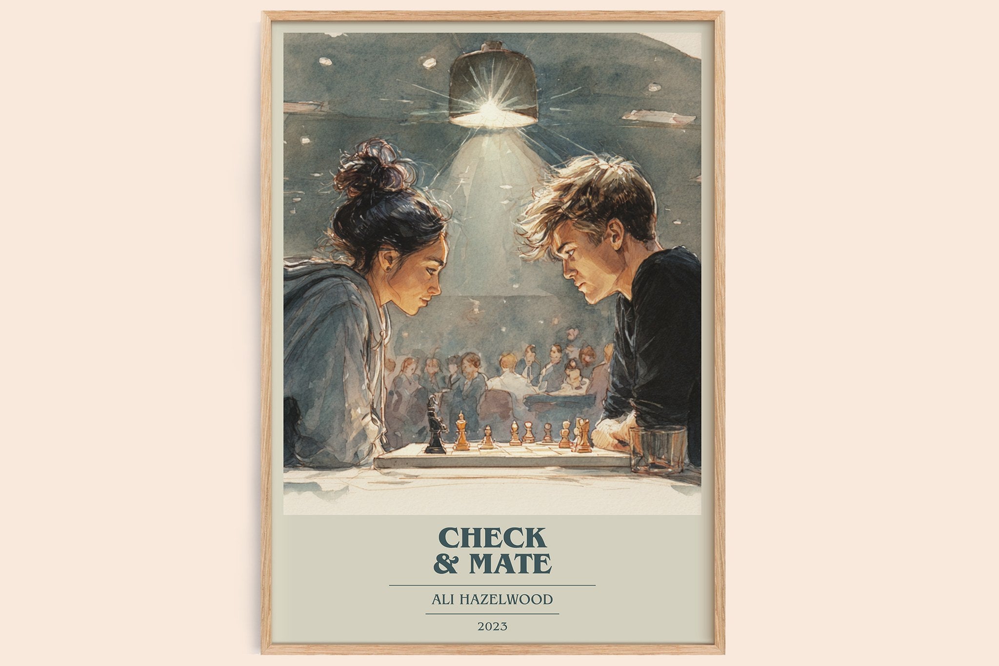 Check & Mate Book Cover Poster by Ali Hazelwood