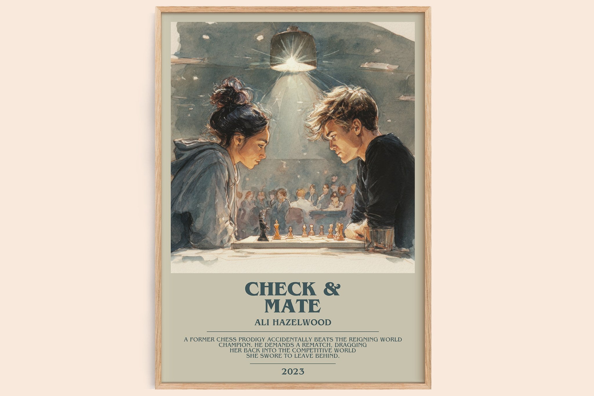 Check & Mate Bookish Wall Art by Ali Hazelwood