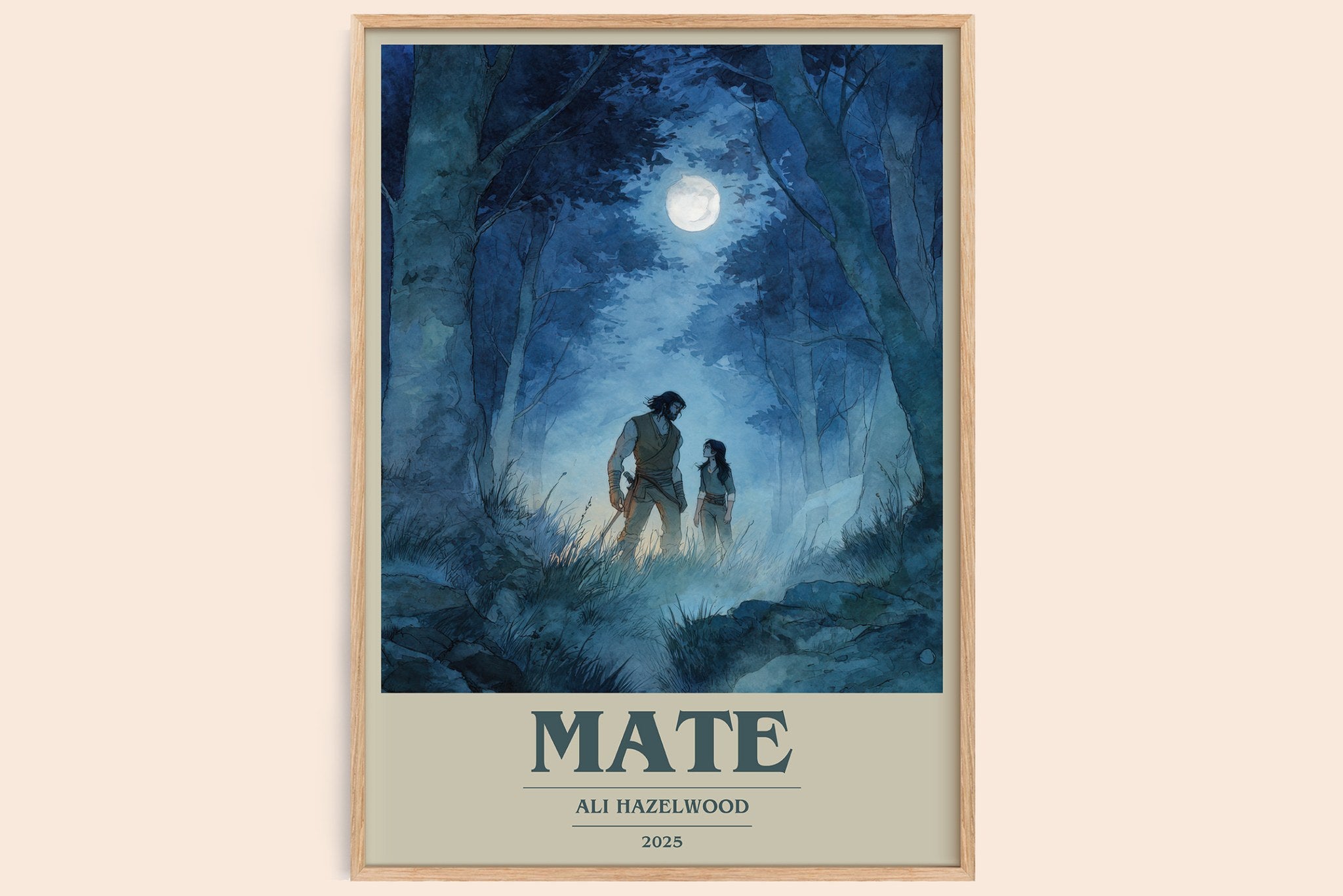 Mate Book Cover Poster by Ali Hazelwood
