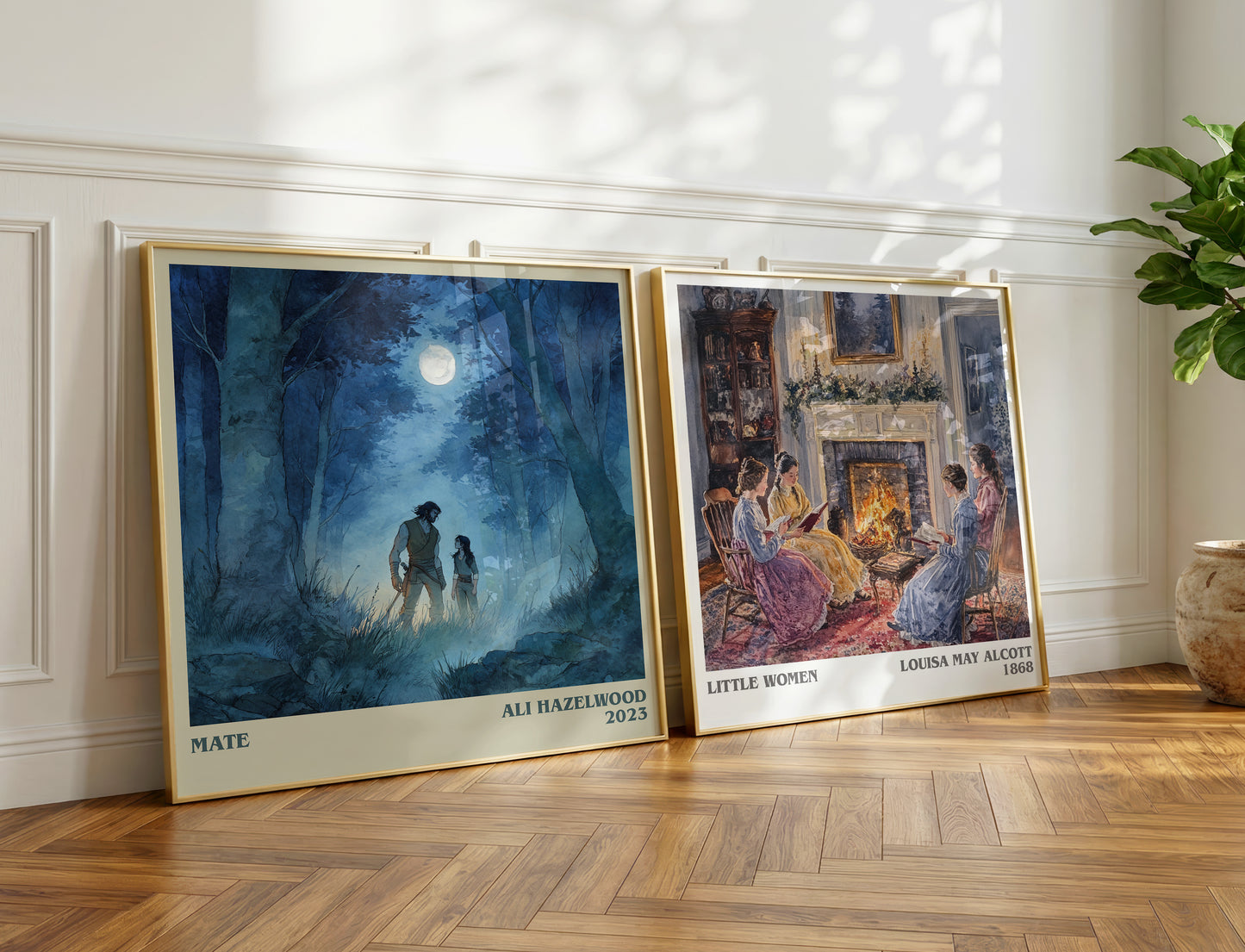 Mate book poster packaging – museum-quality print rolled in protective tube