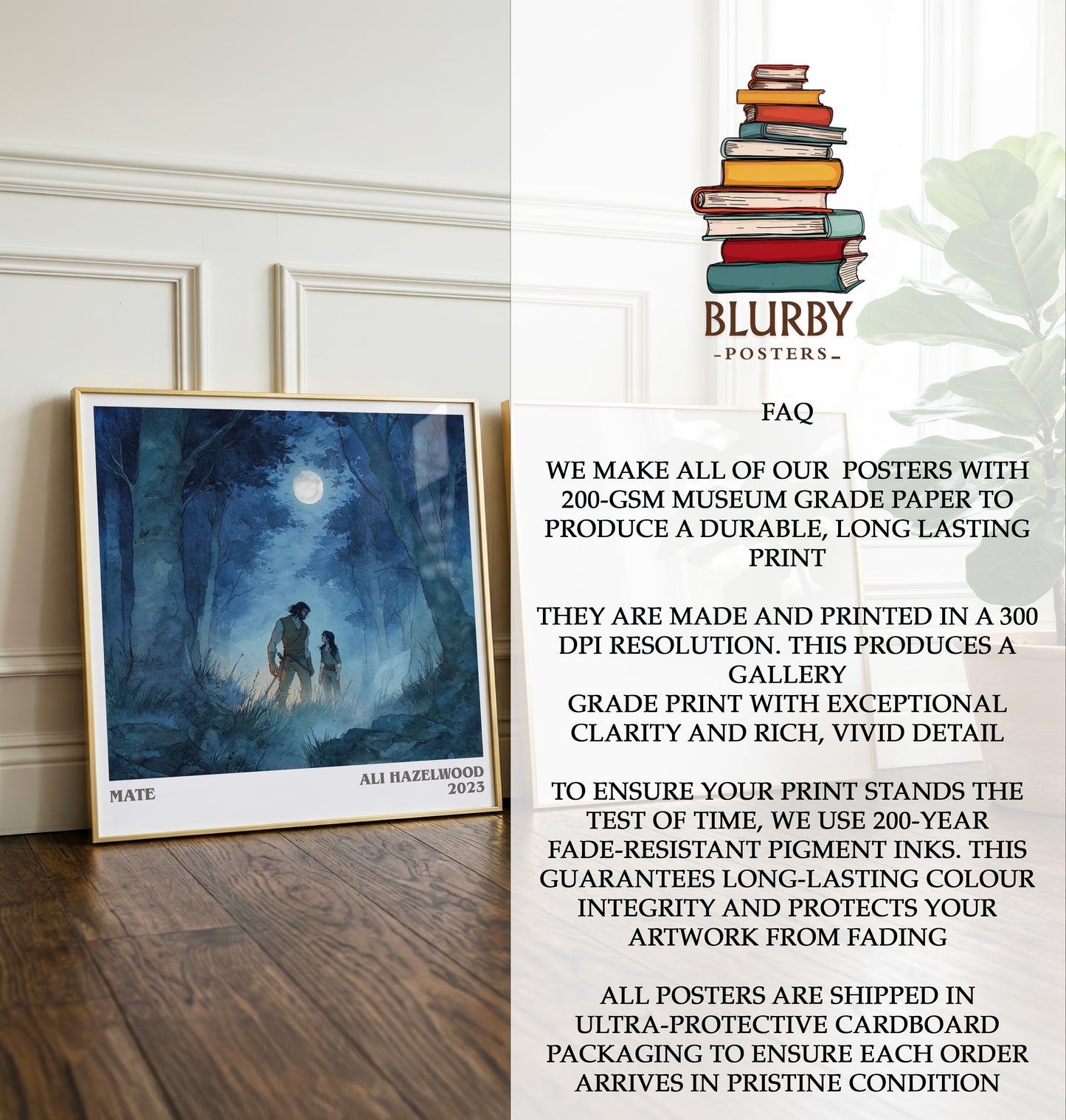 Mate Literary Art Print by Ali Hazelwood