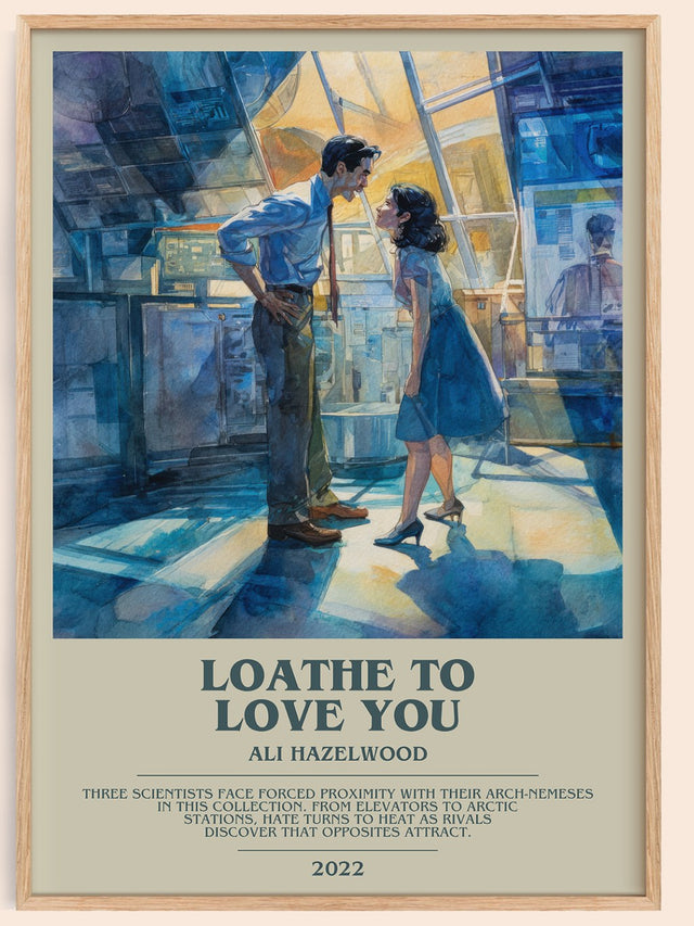 Loathe to Love You Bookish Wall Art by Ali Hazelwood