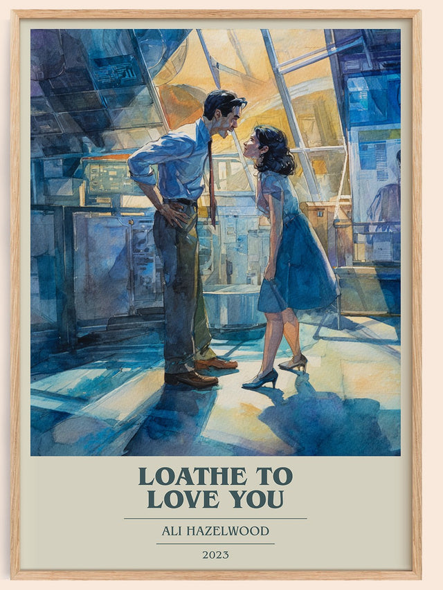 Loathe to Love You Book Cover Poster by Ali Hazelwood