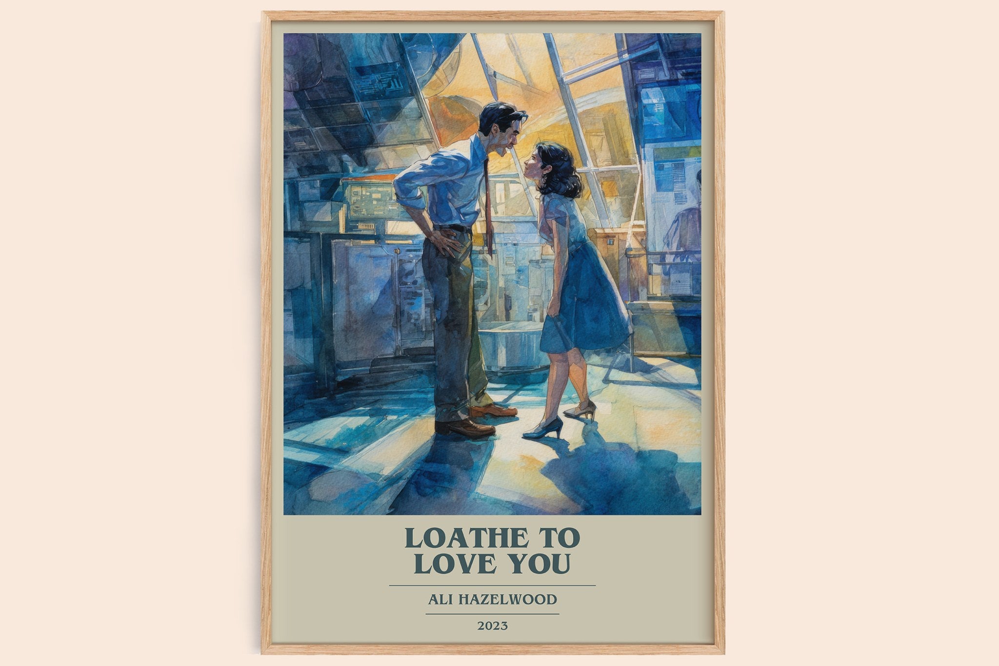 Loathe to Love You Book Cover Poster by Ali Hazelwood