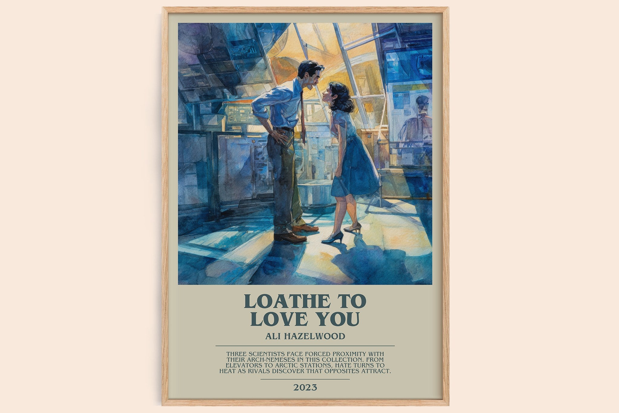Loathe to Love You Bookish Wall Art by Ali Hazelwood