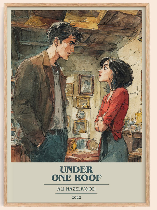 Under One Roof Book Cover Poster by Ali Hazelwood