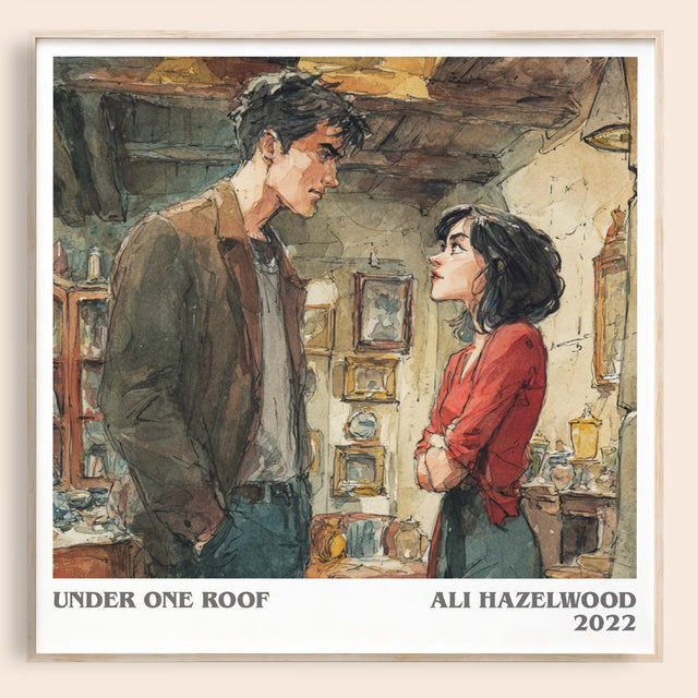Under One Roof Literary Art Print by Ali Hazelwood
