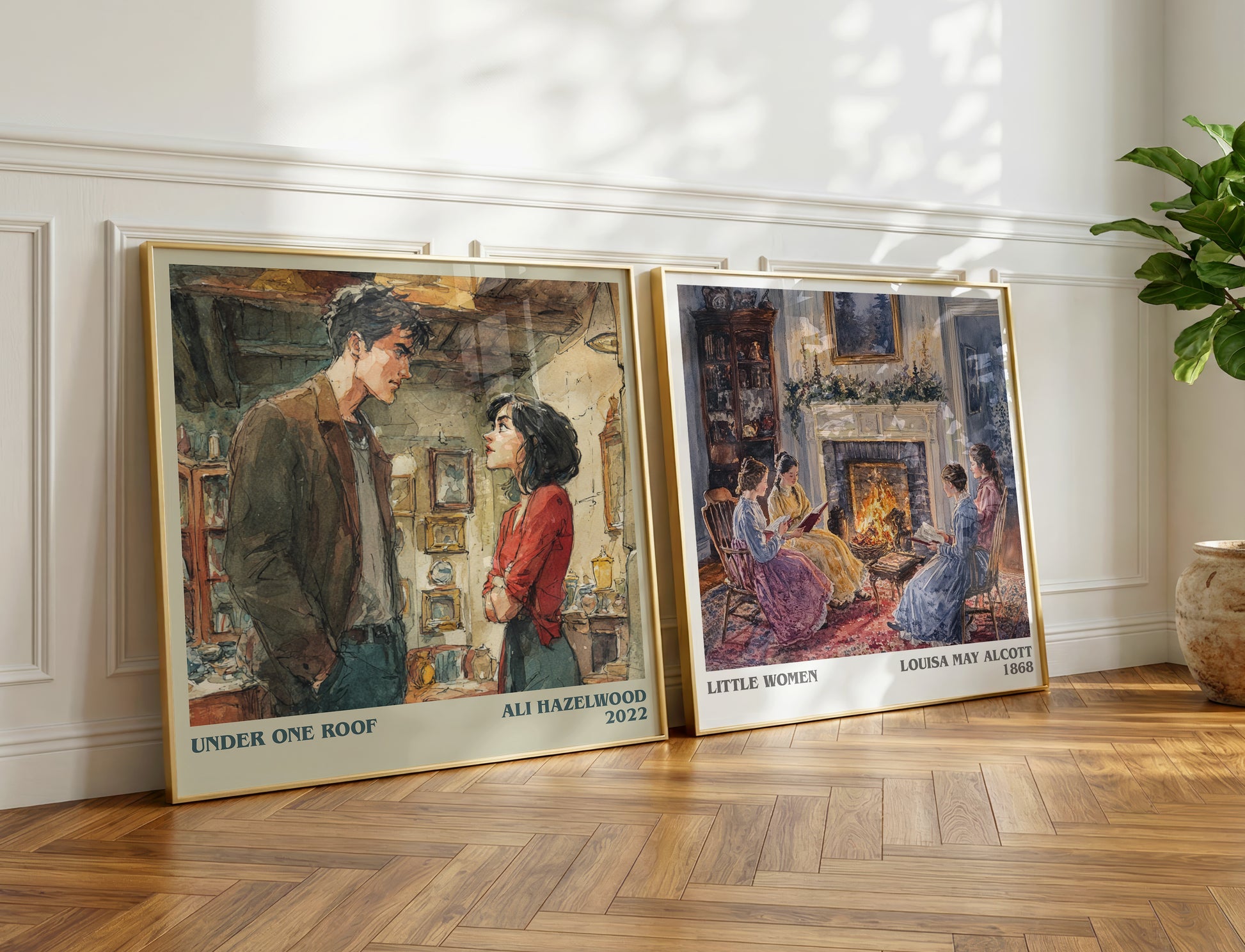 Under One Roof book poster packaging – museum-quality print rolled in protective tube