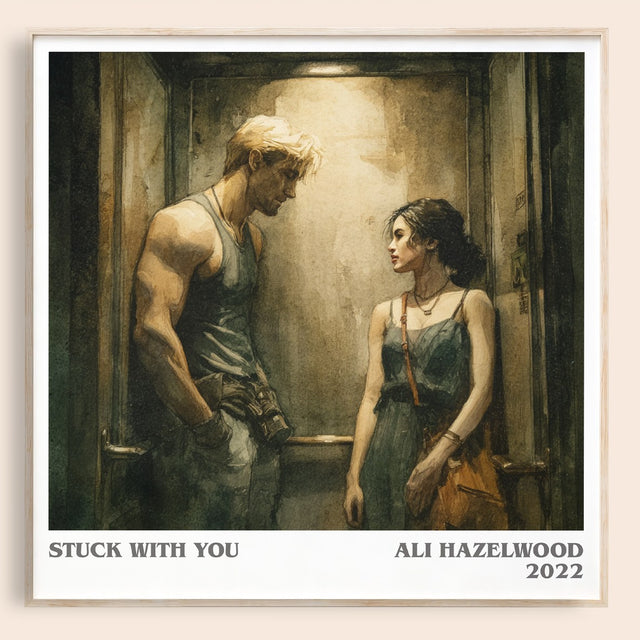 Stuck with You Literary Art Print by Ali Hazelwood