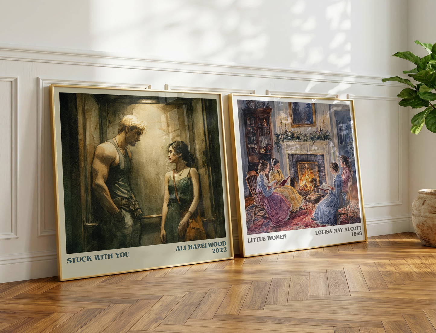 Stuck with You book poster packaging – museum-quality print rolled in protective tube