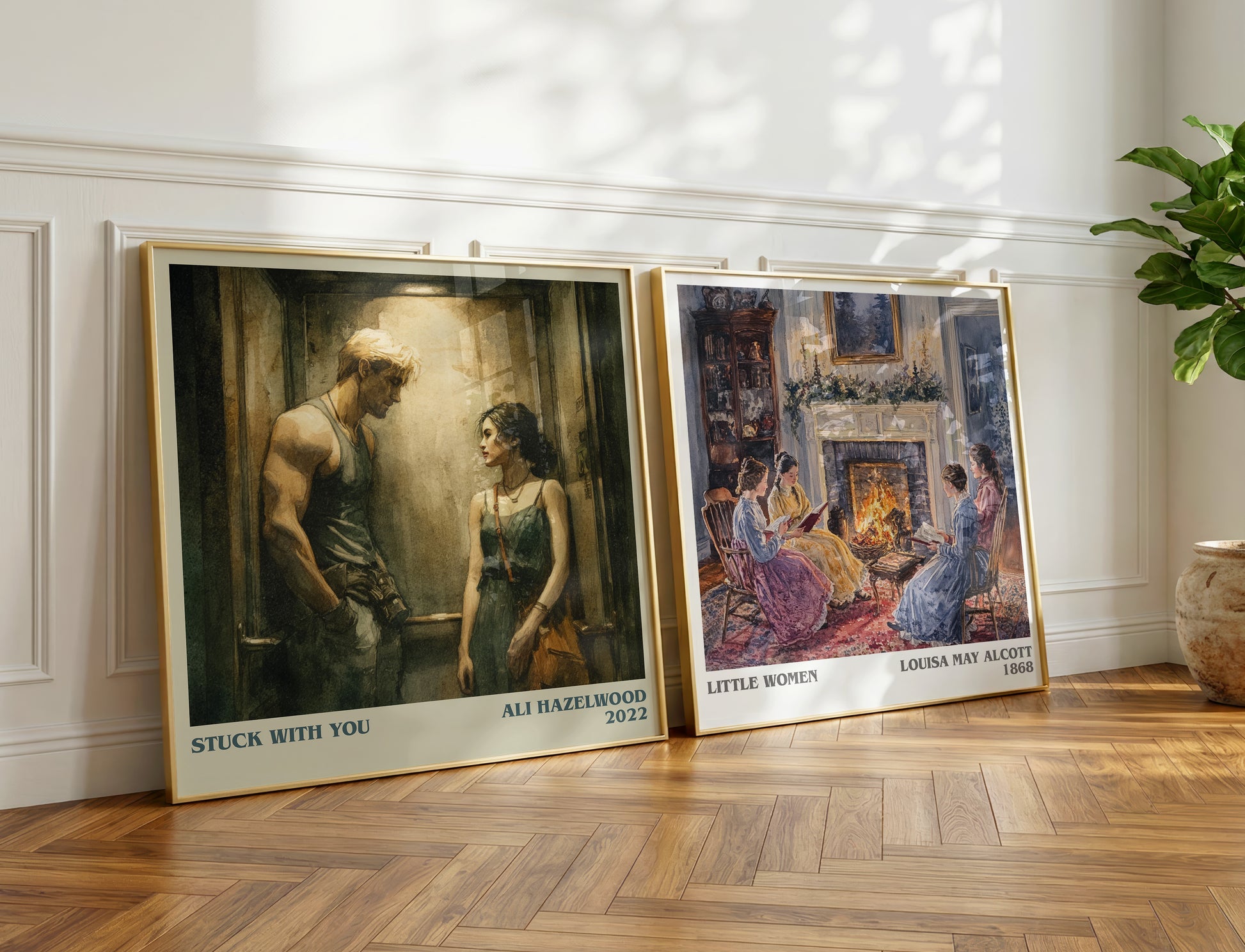 Stuck with You book poster packaging – museum-quality print rolled in protective tube
