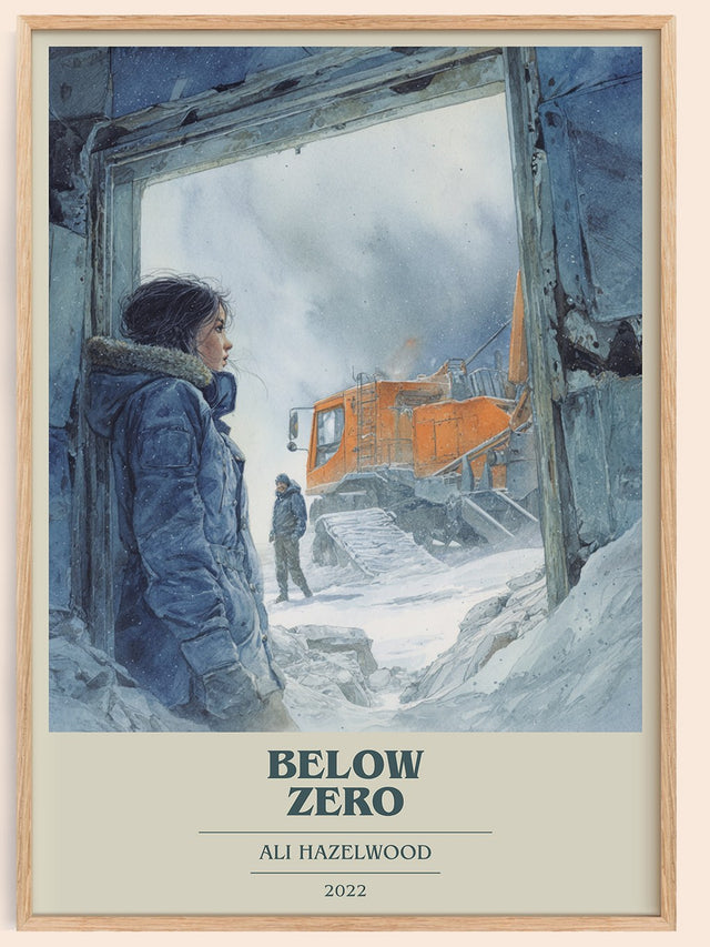 Below Zero Book Cover Poster by Ali Hazelwood
