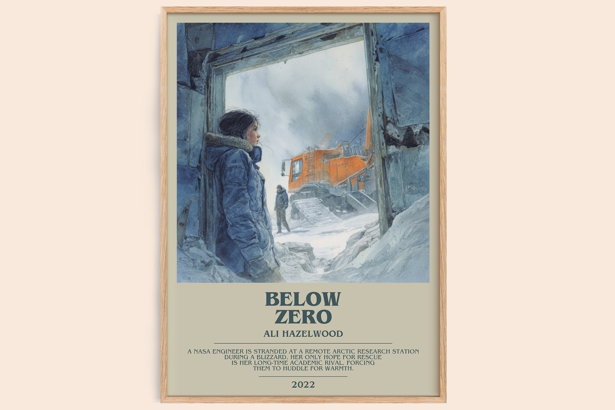 Below Zero Bookish Wall Art by Ali Hazelwood