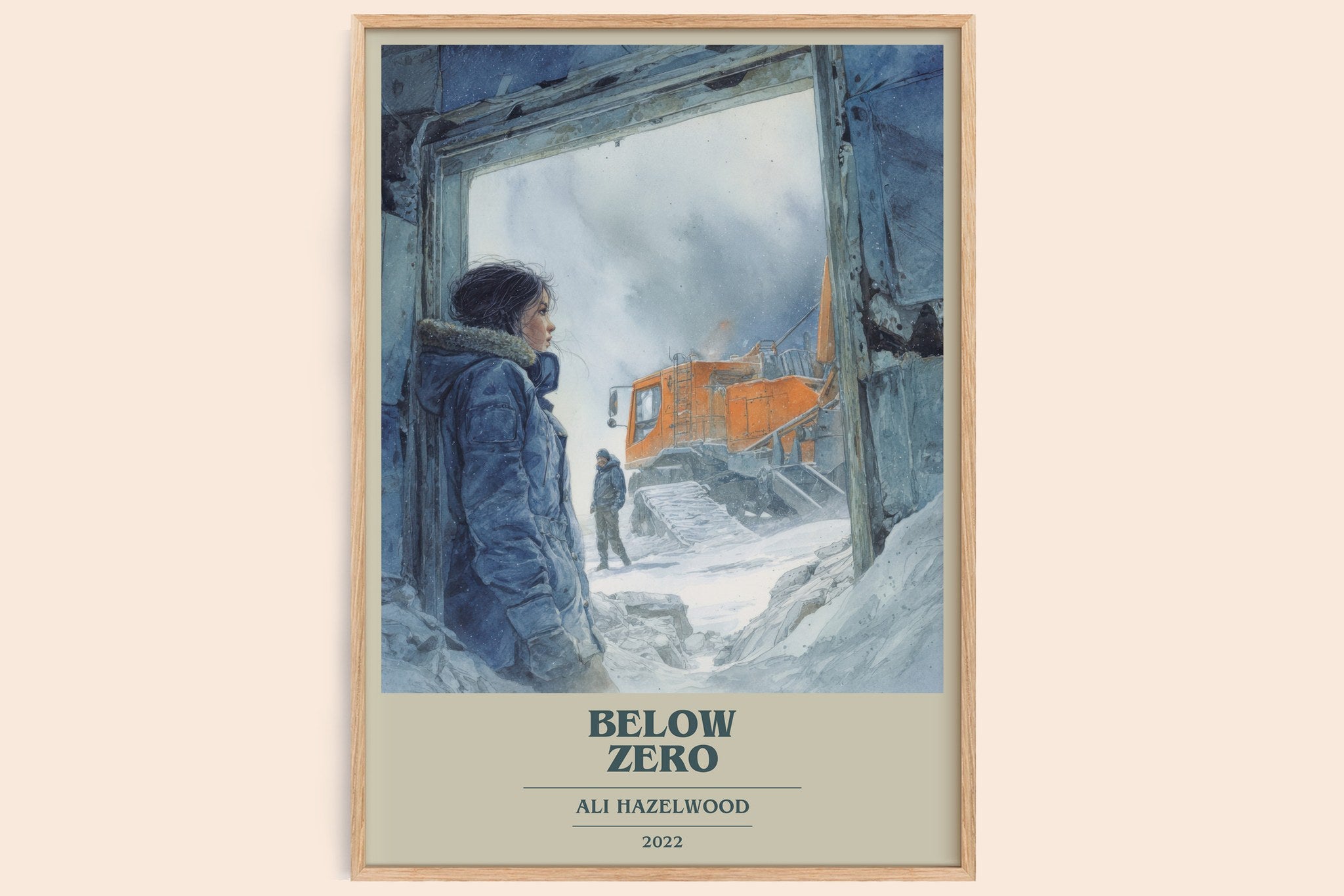 Below Zero Book Cover Poster by Ali Hazelwood
