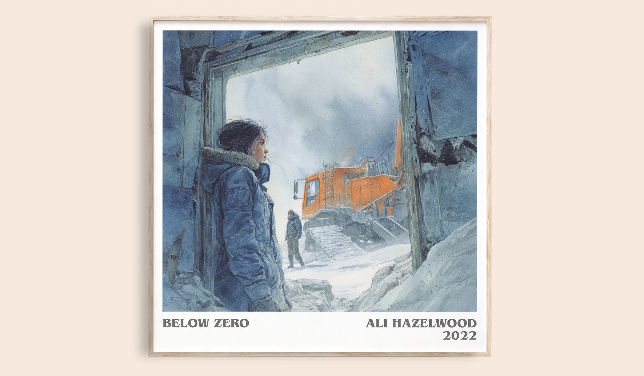 Below Zero Literary Art Print by Ali Hazelwood