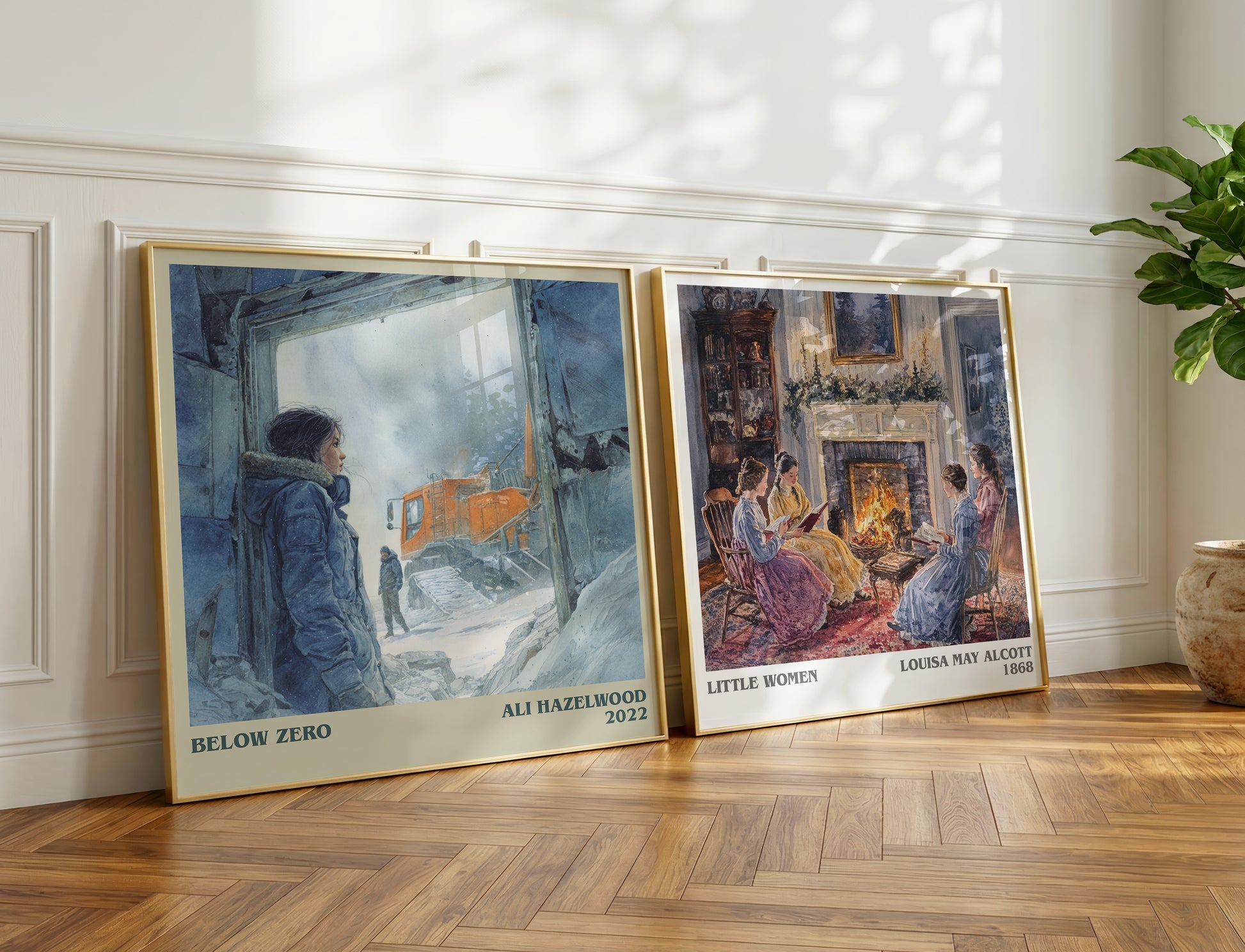 Below Zero book poster packaging – museum-quality print rolled in protective tube