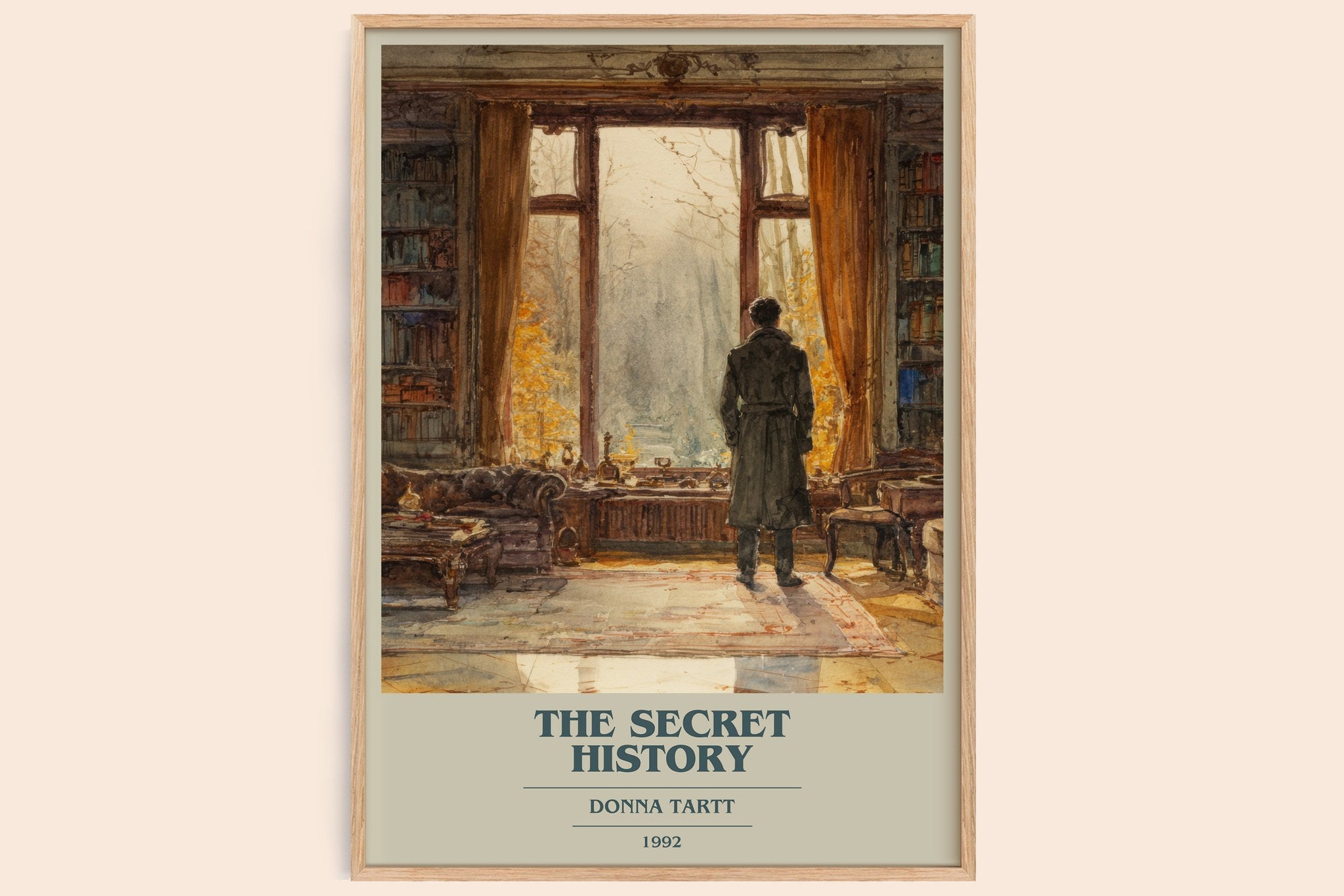 The Secret History Book Cover Poster by Donna Tartt