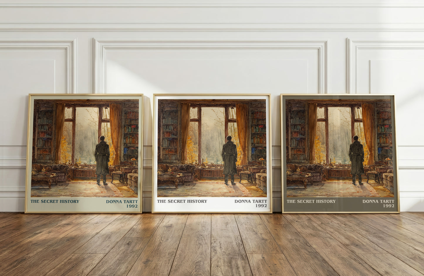 The Secret History literary art print colour and style options – Donna Tartt book art