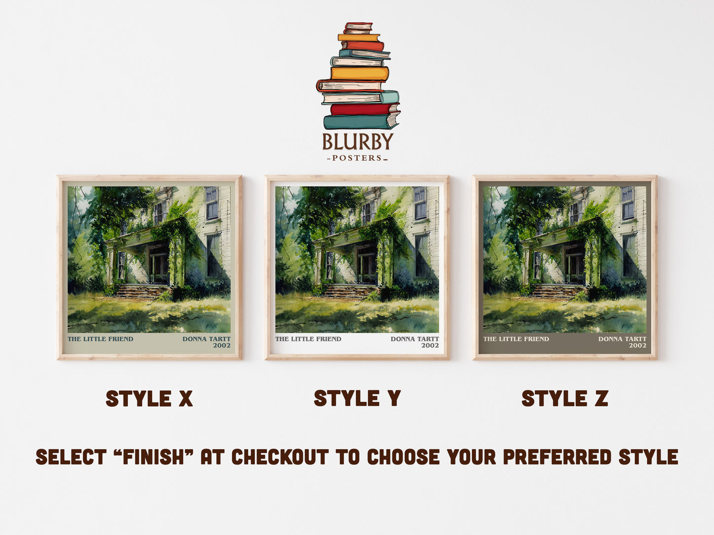 The Little Friend literary art print colour and style options – Donna Tartt book art