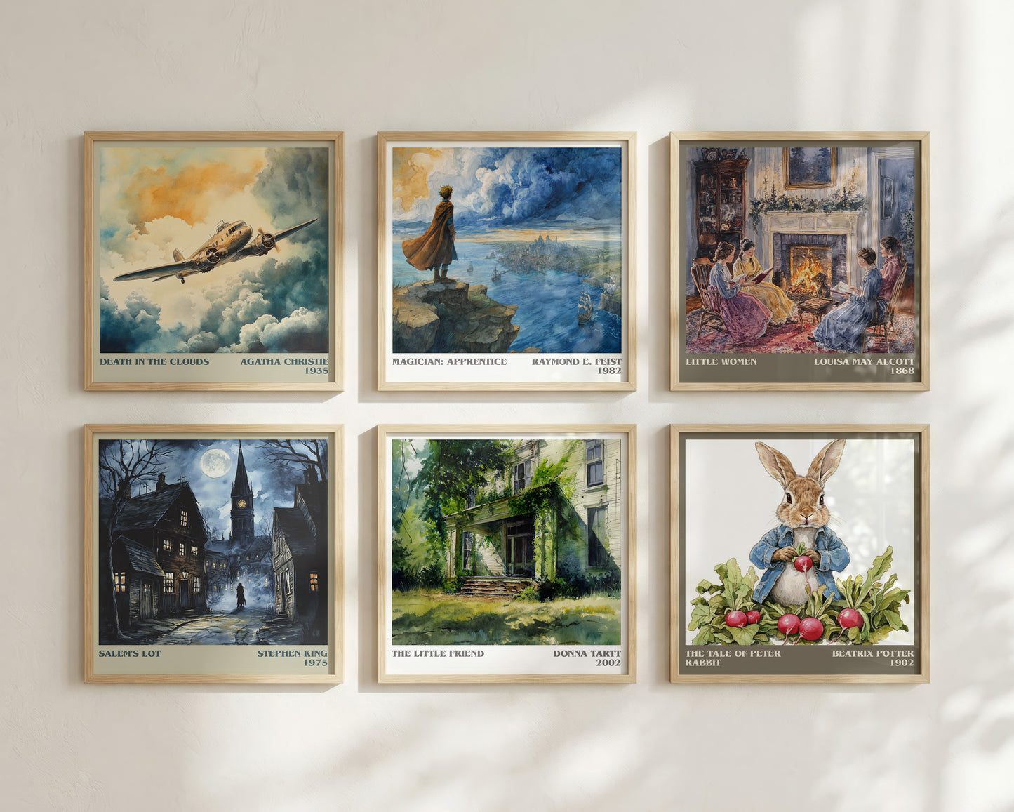 The Little Friend literary book poster framed on wall – classic literature wall art