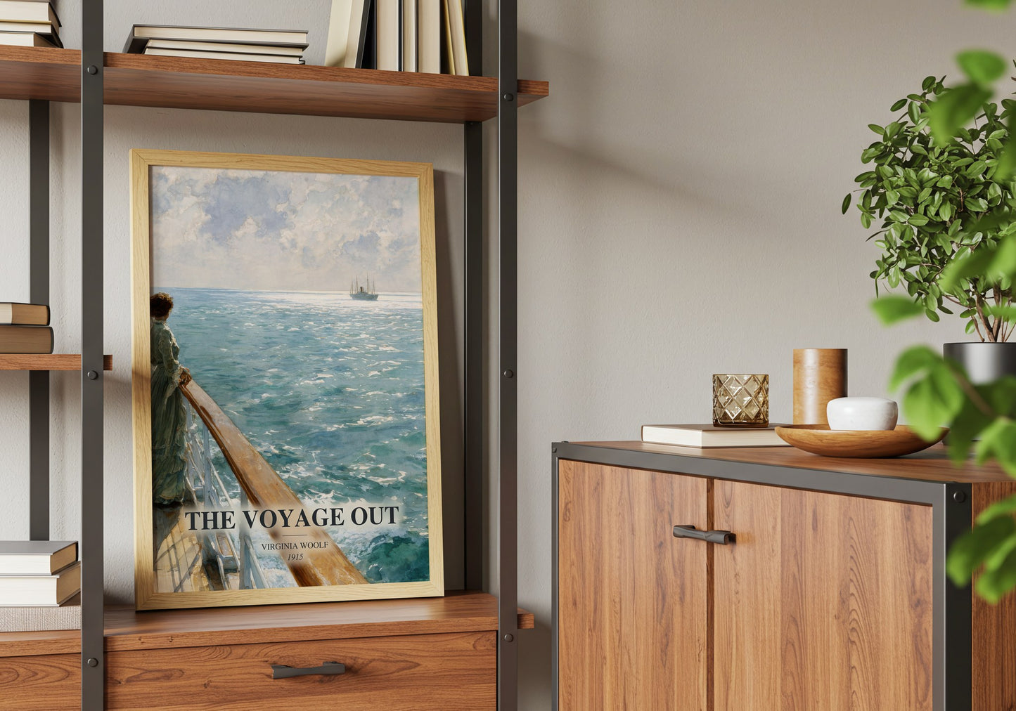 The Voyage Out book watercolour illustration paper finish options – matte satin gloss