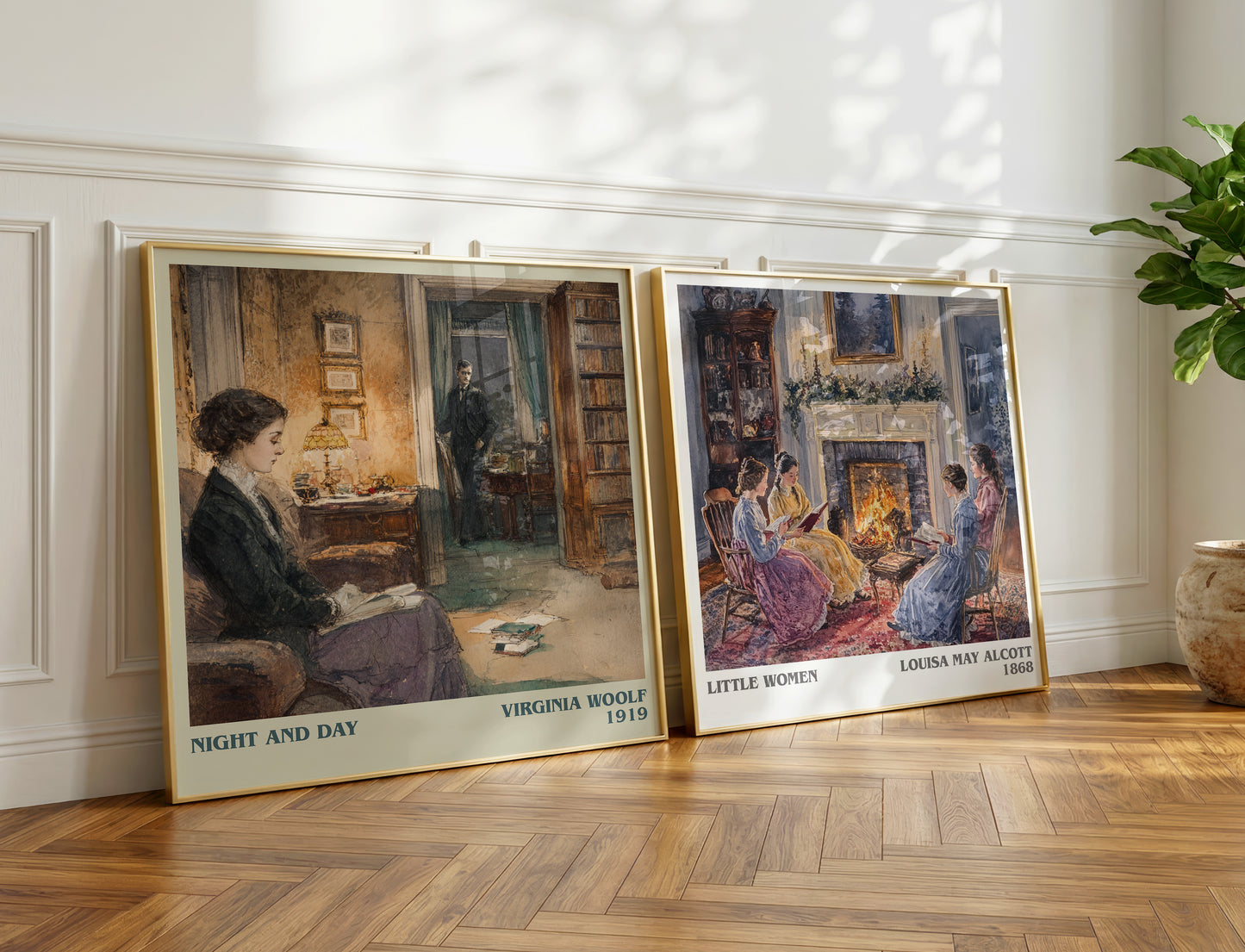 Night and Day book poster packaging – museum-quality print rolled in protective tube