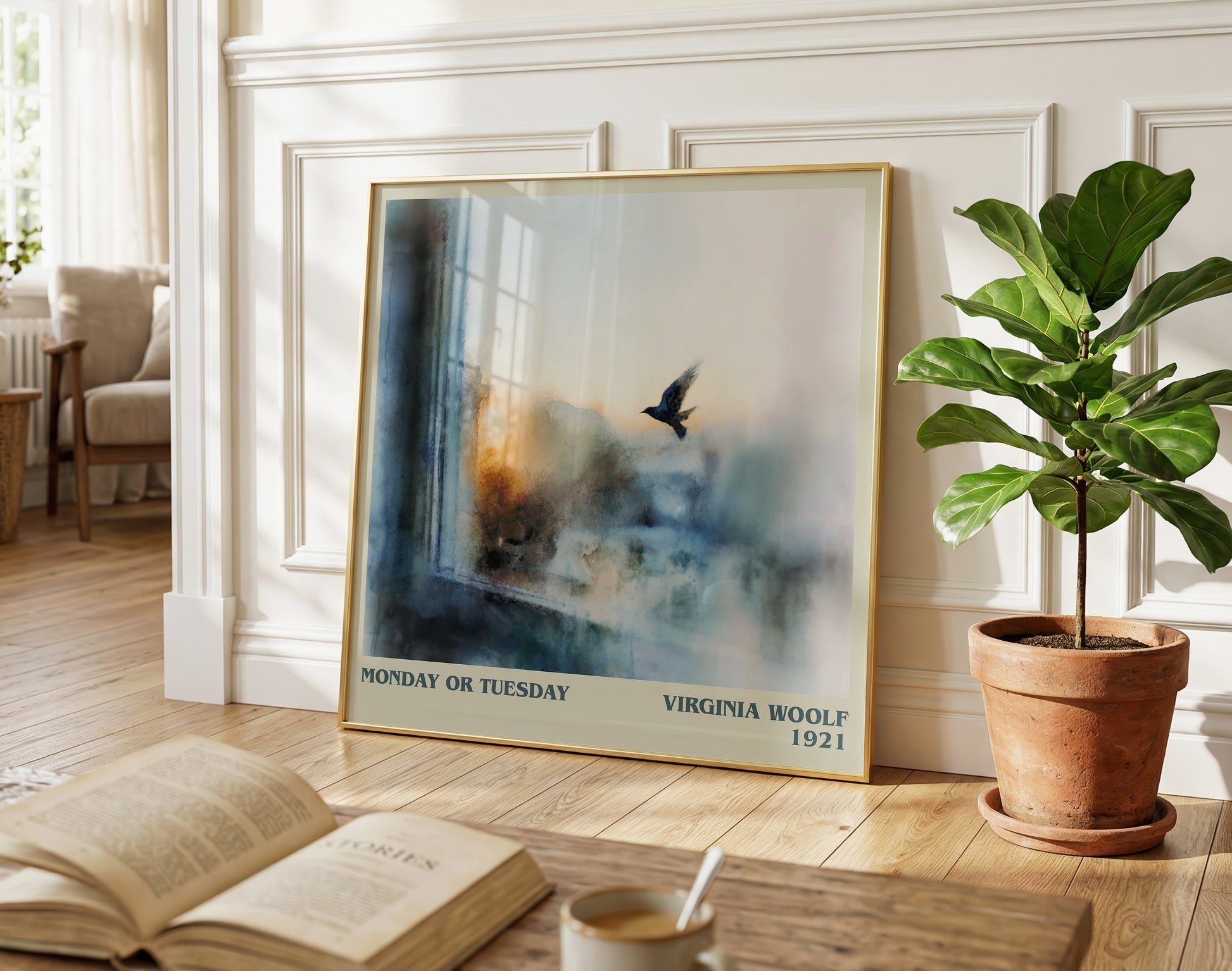 Monday Or Tuesday literary poster paired in gallery wall – literary art prints