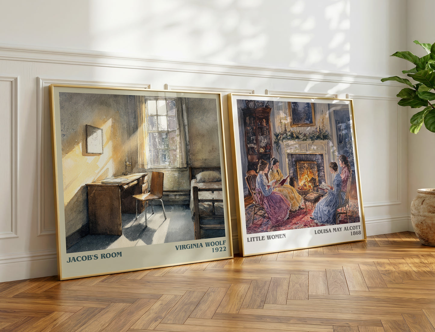 Jacob's Room book poster packaging – museum-quality print rolled in protective tube