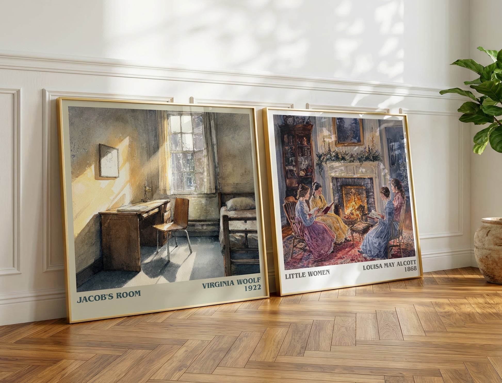 Jacob's Room book poster packaging – museum-quality print rolled in protective tube